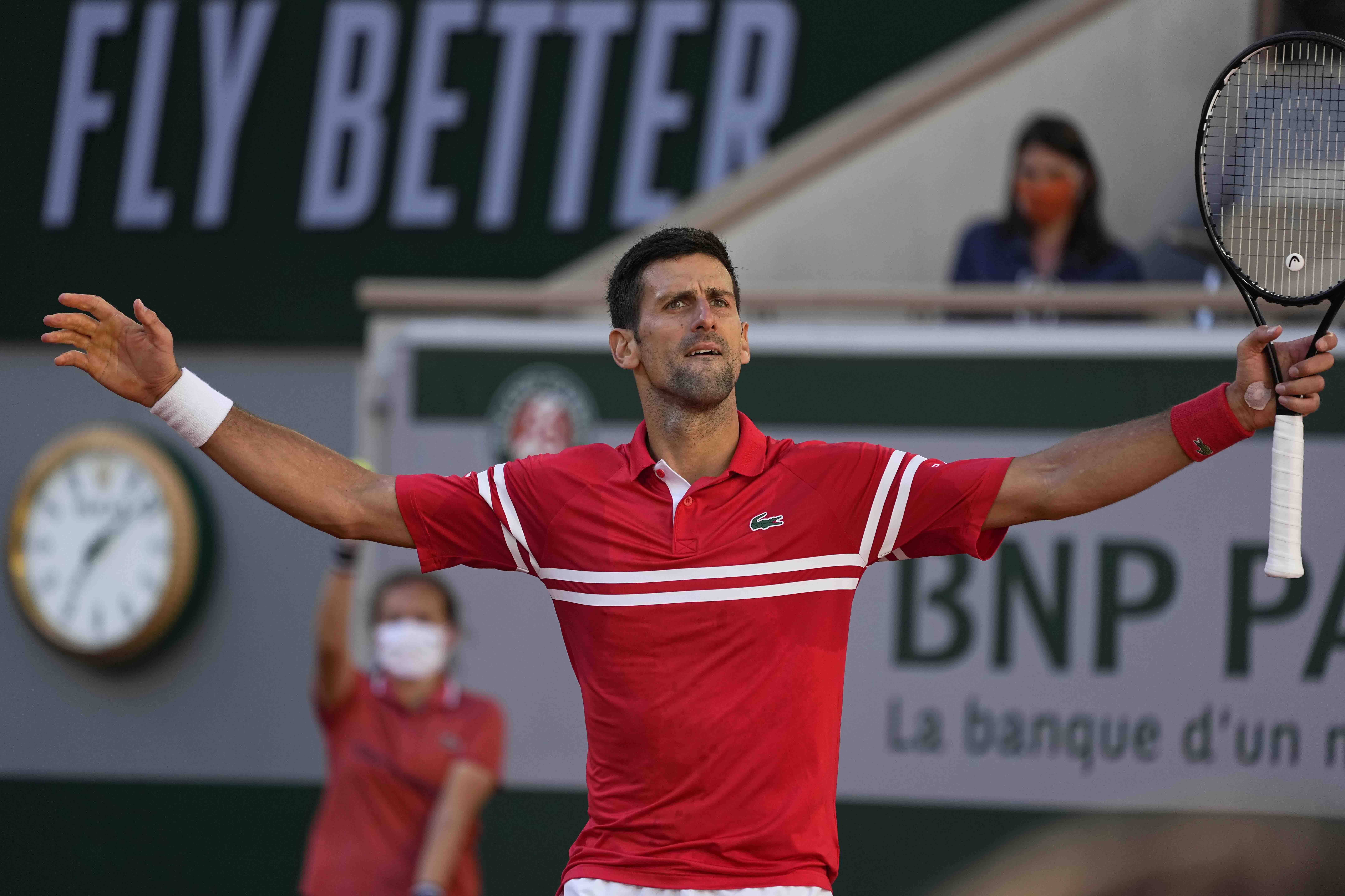 Novak Djokovic rallies to beat Stefanos Tsitsipas in epic French Open